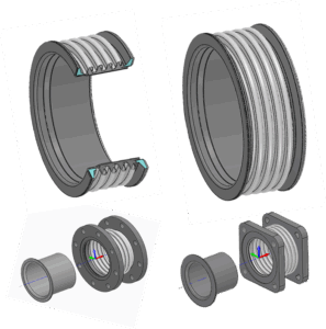 Axial Compensator for Medium Speed Generator Engines