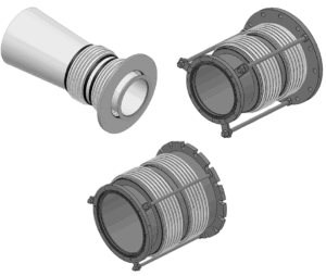 Cone & Universal Type Compensator for Cylinder Outlet, 2-Stroke Low Speed Main Engines